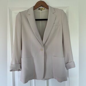Theory Cream Blazer Modern Relaxed Fit